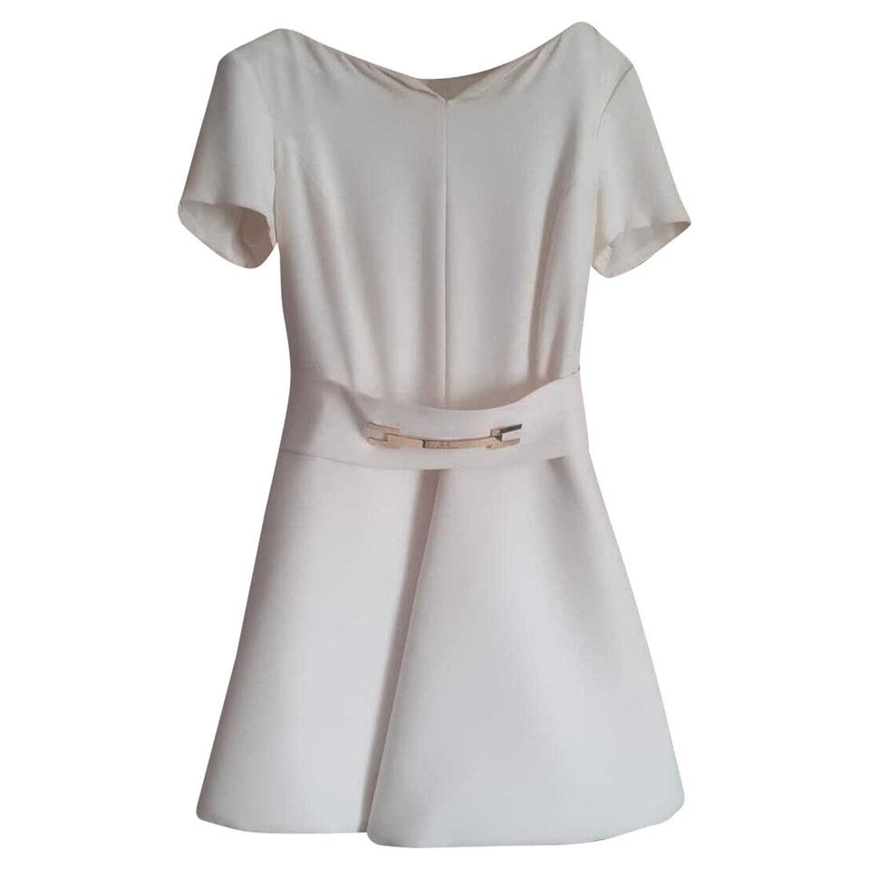Elisabetta Franchi Dress Cotton in Cream