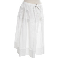 Tibi skirt in white