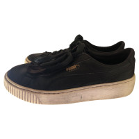 Alexander Mc Queen For Puma Trainers Leather in Black