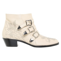 Chloé Susanna Boots Leather in Beige