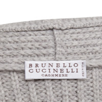 Brunello Cucinelli Kaschmirjacke in Grau