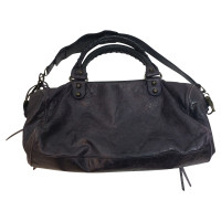 Balenciaga Handbag Leather in Violet
