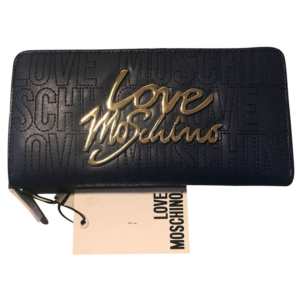 Moschino Love Portemonnaie in Blau