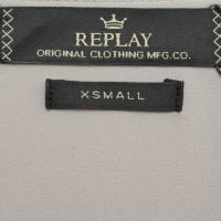 Andere merken Replay - Cardigan met materiaal mix