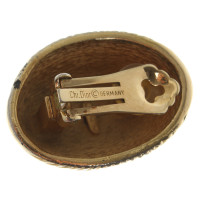 Christian Dior orecchini clip in oro