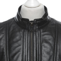 Strenesse Blue Leather jacket in black