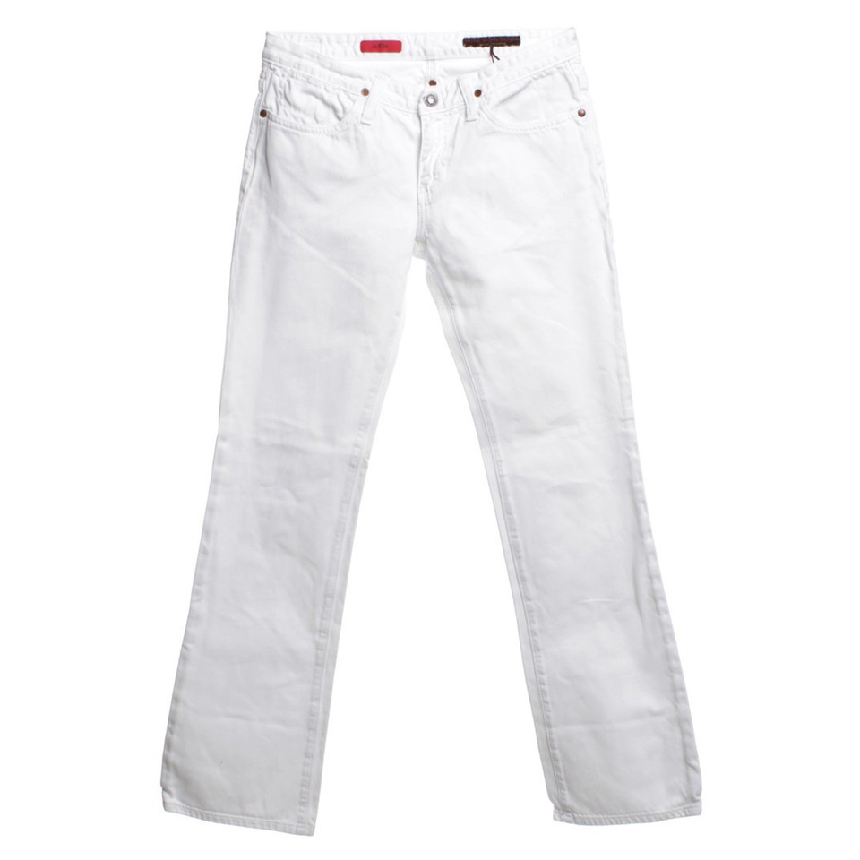 Adriano Goldschmied Bootcut Jeans en blanc
