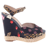 D&G Wedges mit Muster-Mix