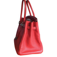 Hermès Birkin Bag 35 Leather in Red