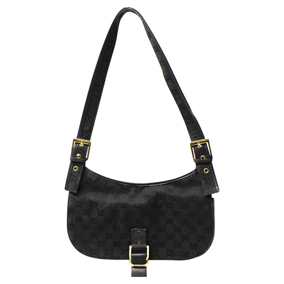 Gucci Shopper aus Canvas in Schwarz