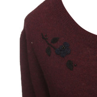 Miu Miu Woll-Pullover mit Stickereien