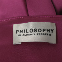 Philosophy Di Alberta Ferretti Kleid in Fuchsia