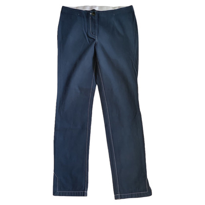 Marc Cain Trousers Cotton in Blue