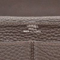 Hermès Borsette/Portafoglio in Pelle in Marrone