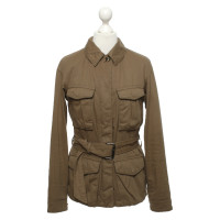 Moncler Jacket/Coat Cotton in Khaki