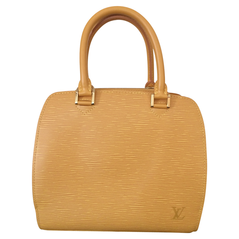 Louis Vuitton Handtasche aus Leder in Gold