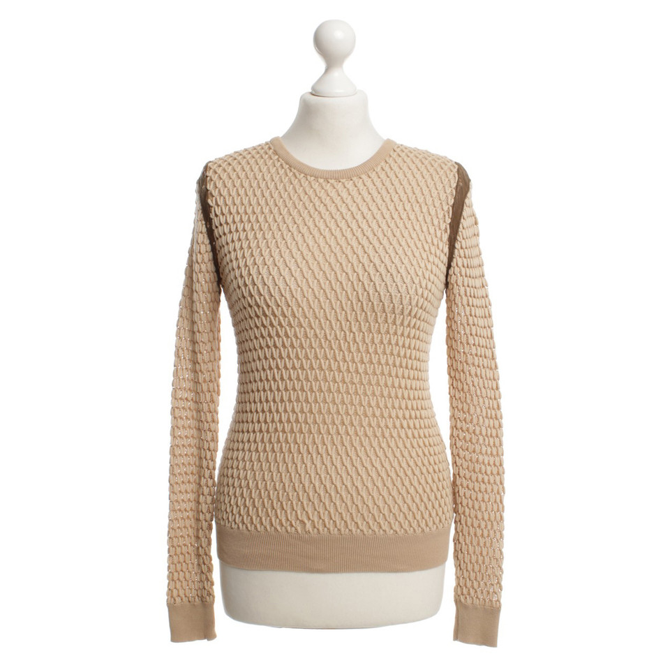 Carven Chunky knit sweater in beige