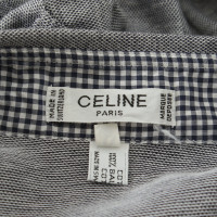 Céline Polo-Shirt in Blau/Weiß