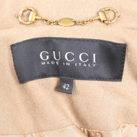 Gucci Gewatteerd jack in lichtbruin
