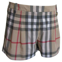 Burberry Shorts with Nova check pattern