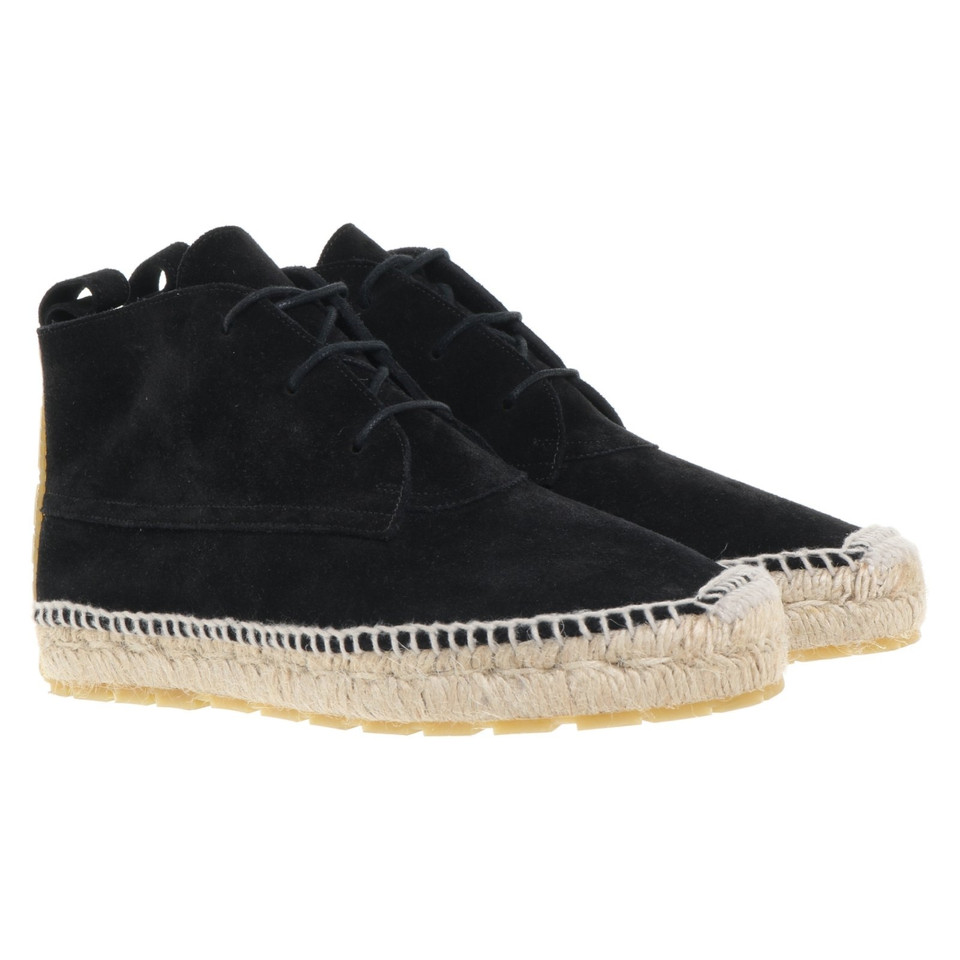 Balenciaga Chaussures en daim noir