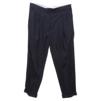 Cos Pleated trousers in dark blue