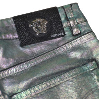Versace metallic trousers