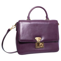 Dolce & Gabbana Shoulder bag Leather in Violet