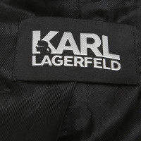 Karl Lagerfeld Kurzmantel in Schwarz