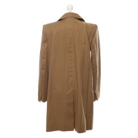 Carven Jacket/Coat Cotton in Brown