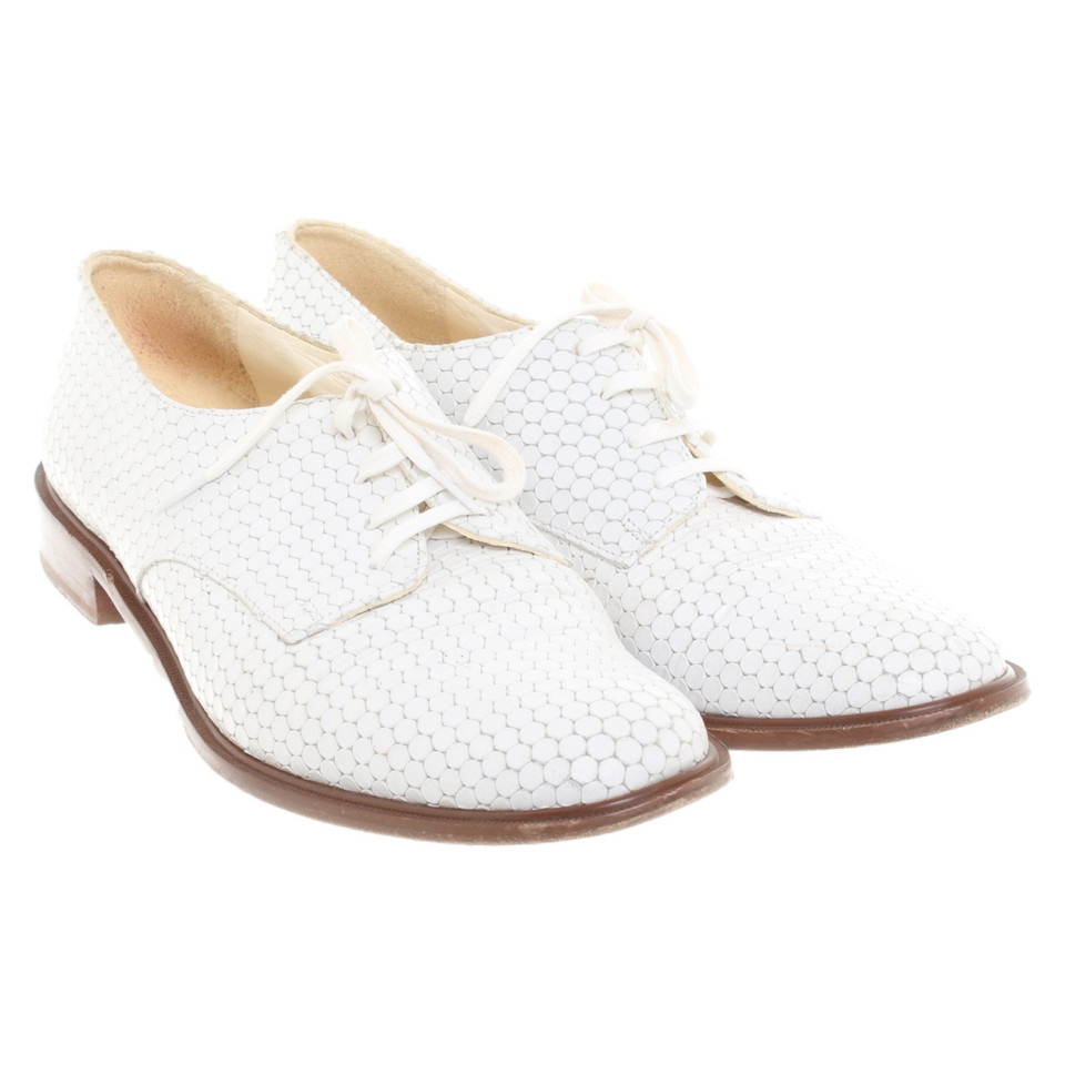 Robert Clergerie Lace-up shoes Leather in White