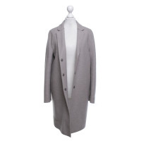 Harris Wharf cappotto di lana tosata in grigio