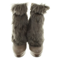 Gucci Ankle boots with fur trim