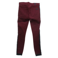 7 For All Mankind Pantaloni in Bordeaux