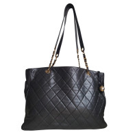 Chanel Achats Tote Brown