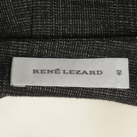 René Lezard Pantaloni in materiale grigio