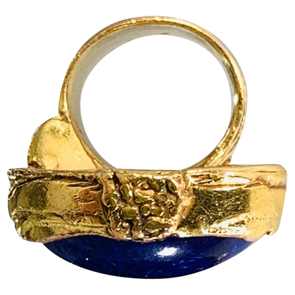 Yves Saint Laurent Ring in Blau