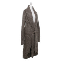 Set Manteau tricoté en gris