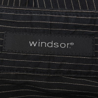 Windsor Blouse met pinstripe patroon