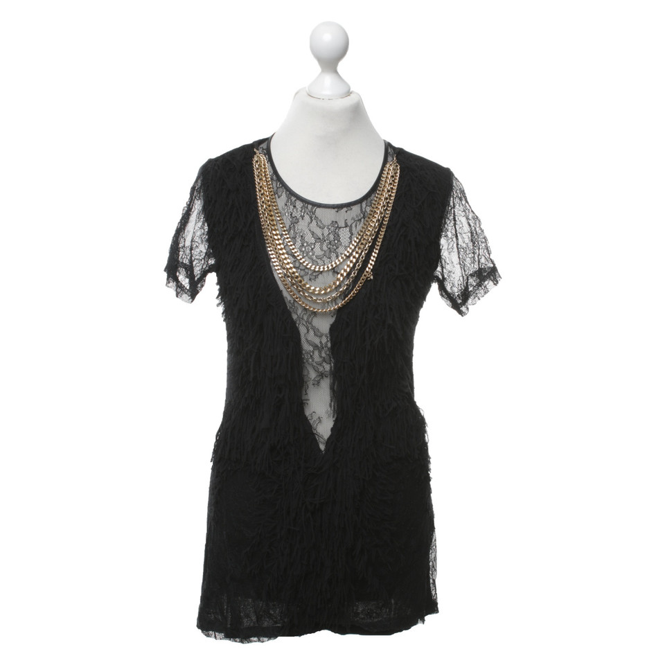 Elisabetta Franchi Top Viscose in Black