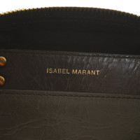Isabel Marant Borsa a tracolla in Pelle in Verde oliva