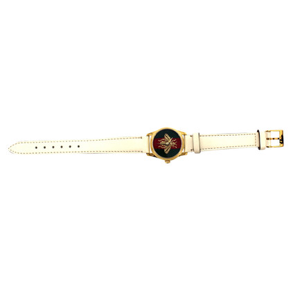 Gucci Montre-bracelet en Cuir en Blanc