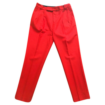 Comptoir Des Cotonniers Trousers Wool in Red