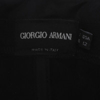 Giorgio Armani Top in zwart met corsages gebruiken
