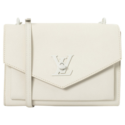 Louis Vuitton Handtasche aus Leder in Weiß