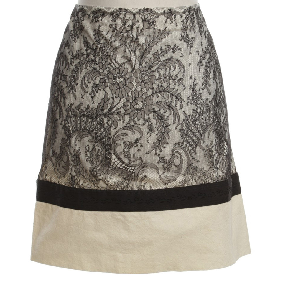 Alessandro Dell'acqua skirt with lace
