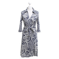 Diane Von Furstenberg Enveloppez robe avec motif paisley