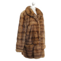 Other Designer Matthiessen Sylt - fur coat in brown
