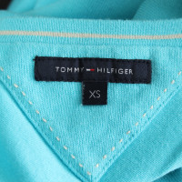 Tommy Hilfiger Pull en turquoise