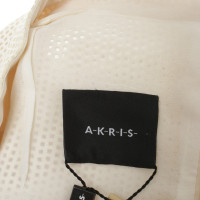 Akris Leather dress in cream